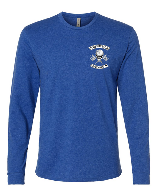 To The Point Tattoo "OG" Long Sleeve shirt - Royal Bue