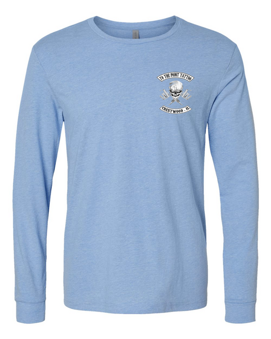 To The Point Tattoo "OG" Long Sleeve shirt - Columbia Blue