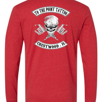 To The Point Tattoo "OG" Long Sleeve shirt - Red