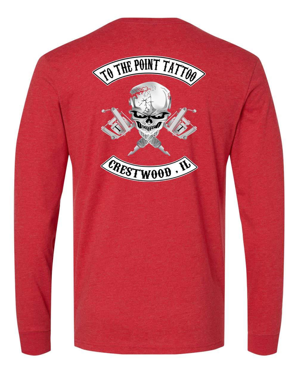 To The Point Tattoo "OG" Long Sleeve shirt - Red