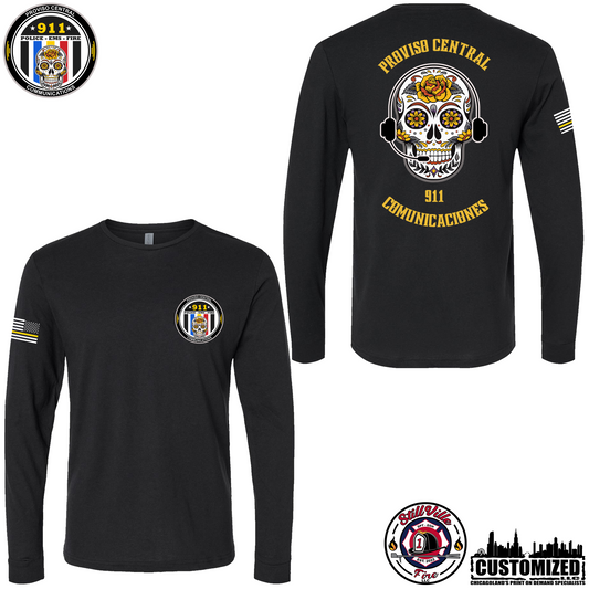 Proviso Central Comm. Next Level Long sleeve shirt - Black