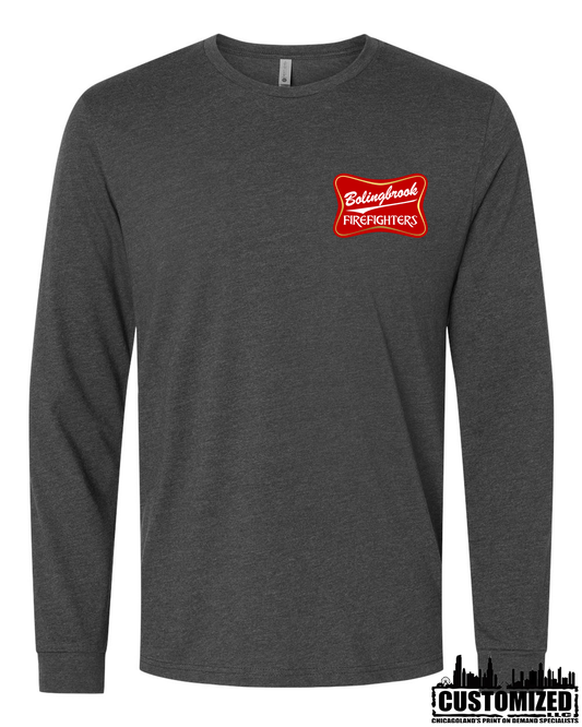 Bolingbrook FD "Miller Style" Long Sleeve - Charcoal