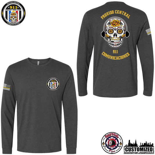 Proviso Central Comm. Next Level Long sleeve shirt - Charcoal