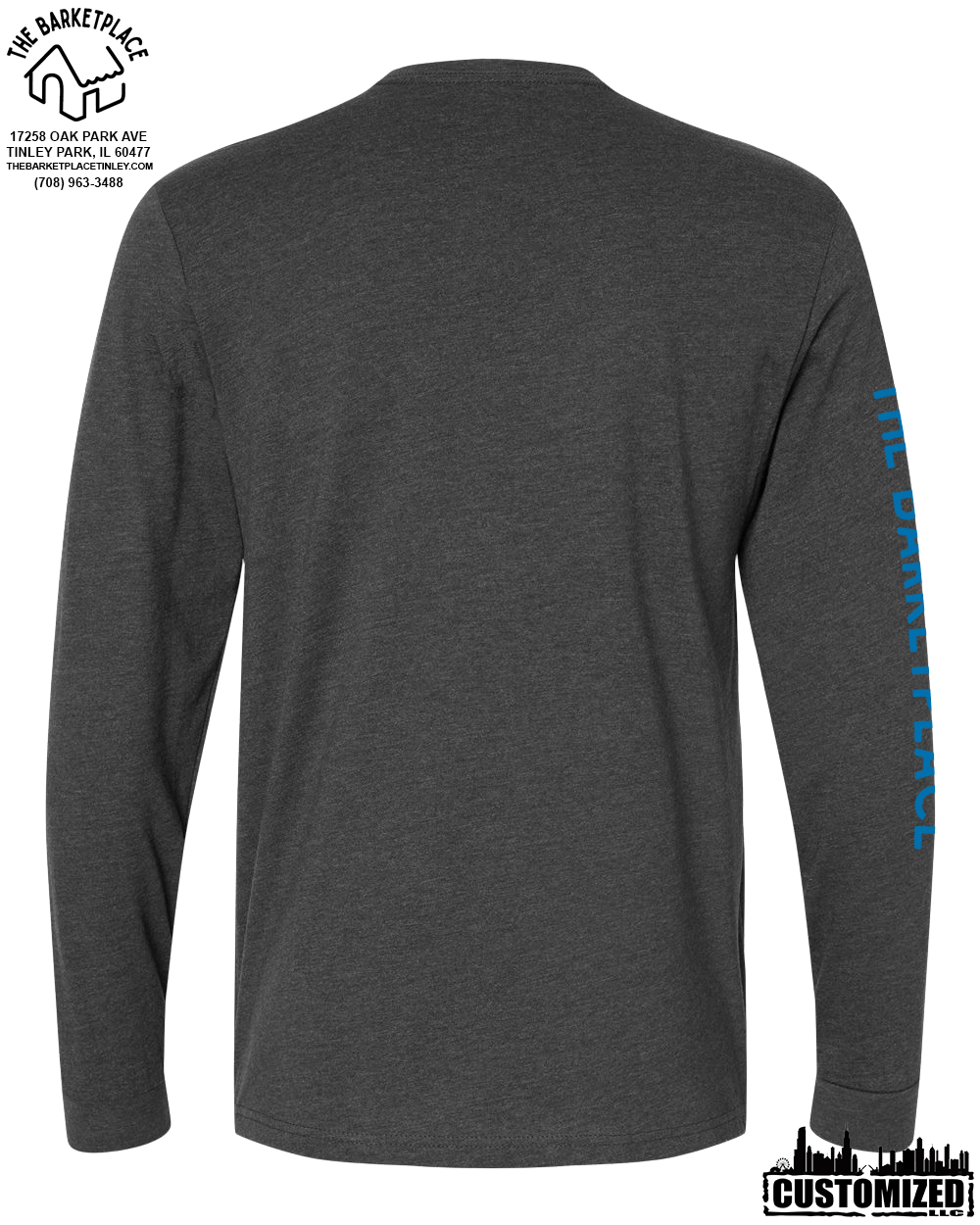 "All You Need Is Love And A Cat..." Long Sleeve - Charcoal