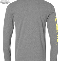 "Hold My Beer, I Need to Pet That Dog" Long Sleeve - Dark Heather Grey