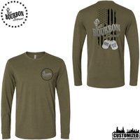 115 Bourbon Street Freedom Tribute Unisex Long Sleeve - Military Green