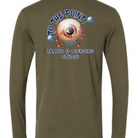 To The Point Piercing Studio Long Sleeve shirt - Military Green