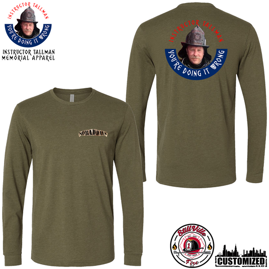 Instructor Tallman Memorial Long Sleeve Shirt - Military Green