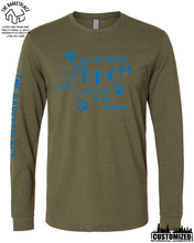 Load image into Gallery viewer, &quot;All You Need Is Love And A Cat...&quot; Long Sleeve - Military Green