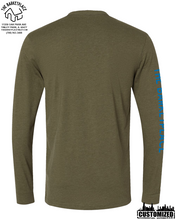 Load image into Gallery viewer, &quot;All You Need Is Love And A Cat...&quot; Long Sleeve - Military Green