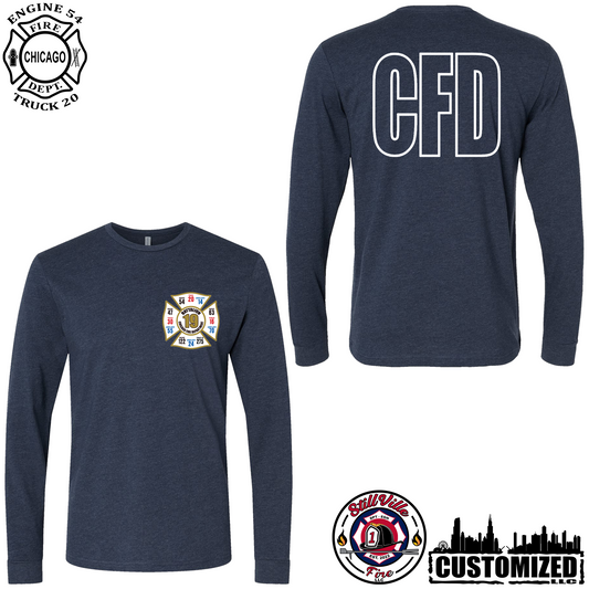 CFD Battalion 19 Long Sleeve Shirt - Navy