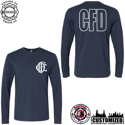 CFD Scramble Long Sleeve Shirt - Navy