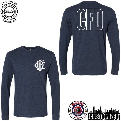 CFD Scramble Long Sleeve Shirt - Navy