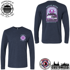 CFD Ambo Co. 15 "Summer Vibes" Long sleeve - Navy