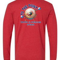To The Point Piercing Studio Long Sleeve shirt - Red