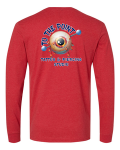 To The Point Piercing Studio Long Sleeve shirt - Red