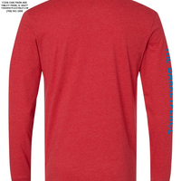 "All You Need Is Love And A Cat..." Long Sleeve - Red