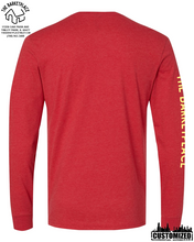 Load image into Gallery viewer, &quot;Hold My Beer, I Need to Pet That Dog&quot; Long Sleeve - Red