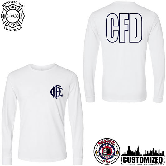 CFD Scramble Long Sleeve Shirt - White