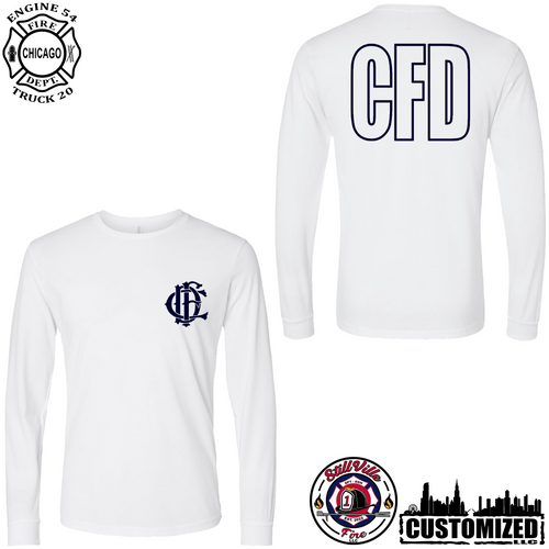 CFD Scramble Long Sleeve Shirt - White