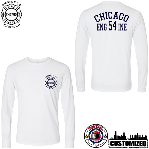 CFD Engine 54 Long Sleeve Shirt - White