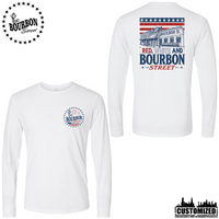 115 Bourbon Street America 250 Unisex Long Sleeve - White
