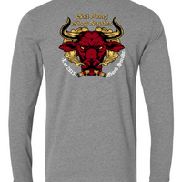 Bull Young Long Sleeve shirt - Dark Heather Grey