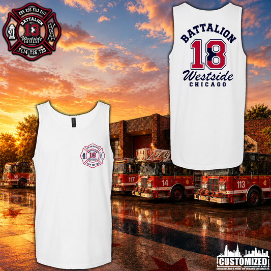 CFD Batt 18 Tank Top - White