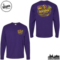 115 Bourbon Street Mardi Gras Long Sleeve - Purple
