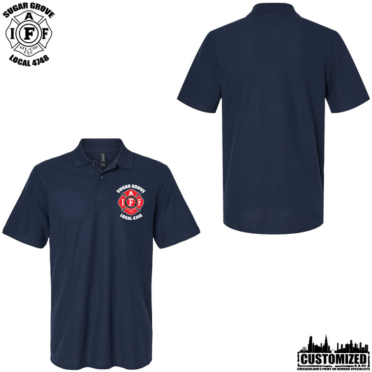 Sugar Grove L4748 Short Sleeve Polo "Style2" - Navy