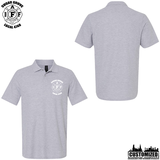 Sugar Grove L4748 Short Sleeve Polo "Style1" - Sport Grey