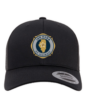 Load image into Gallery viewer, 100 Club Embroidered Retro Trucker Hat - Black