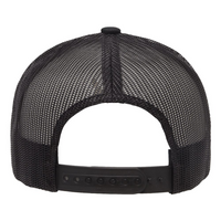 100 Club Embroidered Retro Trucker Hat - Black