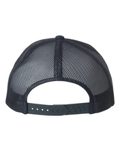 Load image into Gallery viewer, 100 Club Embroidered Retro Trucker Hat - Navy