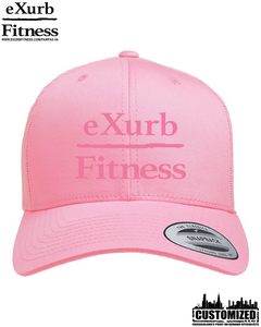 Exurb Fitness Embroidered "OG" Pink logo Trucker hat - Pink