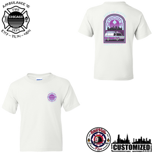 CFD Ambo Co. 15 "Summer Vibes" Youth Gildan shirt - White