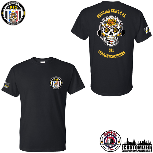Proviso Central Comm. Gildan Short sleeve shirt - Black