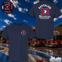 CFD Batt 18 Gildan Unisex Short Sleeve - Navy