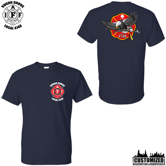 Sugar Grove L4748 Short Sleeve Shirt "Style2" - Navy