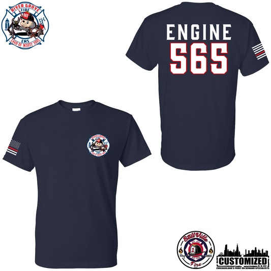 RGFD Gildan Duty Short sleeve shirt - Navy