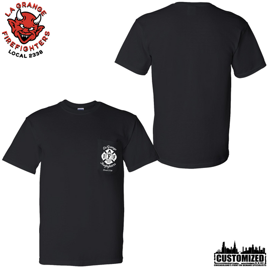 LaGrange FD Pocketed Duty Shirt w/B+W Union Logo - Black
