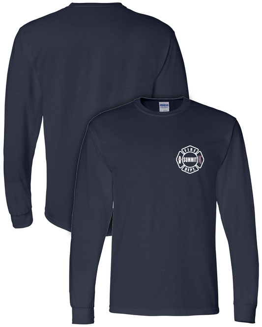 SFD Gildan Build-a-Long Sleeve Shirt - Navy
