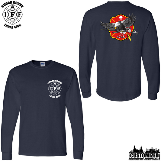 Sugar Grove L4748 Long Sleeve Shirt "Style1" - Navy