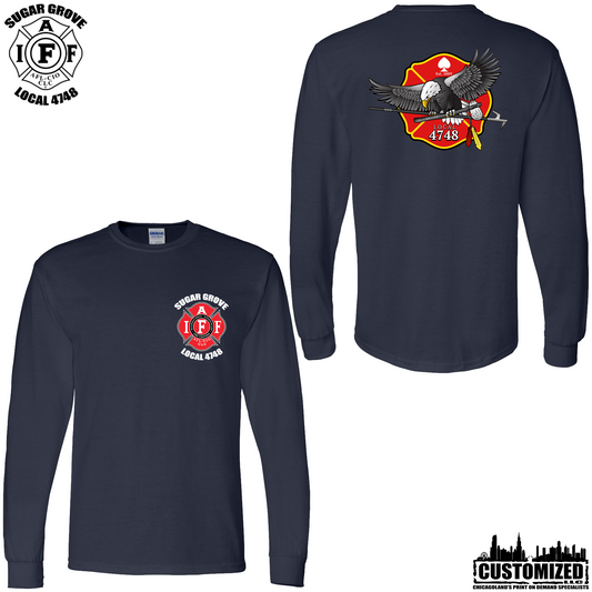 Sugar Grove L4748 Long Sleeve Shirt "Style2" - Navy