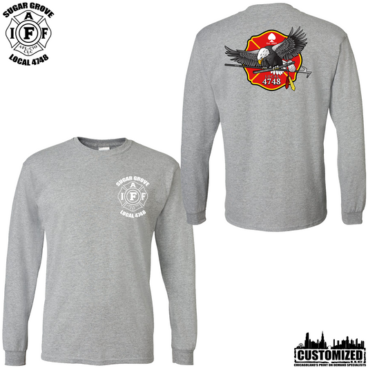 Sugar Grove L4748 Long Sleeve Shirt "Style1" - Sport Grey