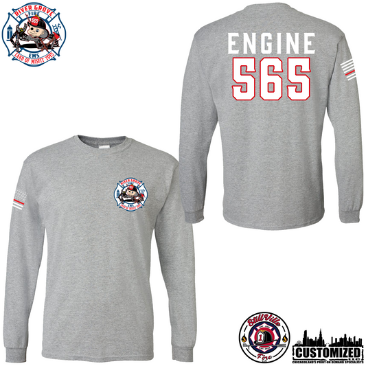 RGFD Gildan Duty Long sleeve shirt - Sport Grey