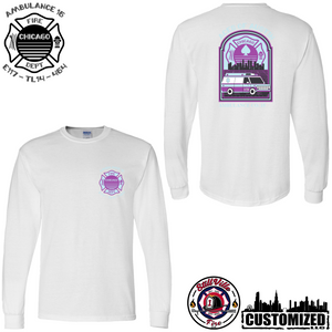 CFD Ambo Co. 15 "Summer Vibes" Gildan Long sleeve shirt - White