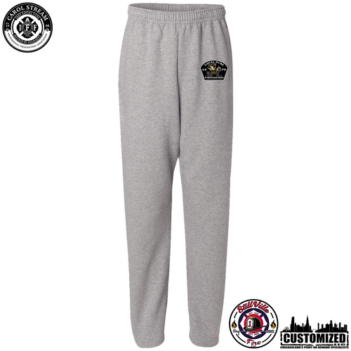 Carol Stream FD Open-Bottom Sweatpants with Pockets 