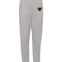 Bull Young Open-Bottom Sweatpants with Pockets - Athletic Heather