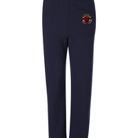 Bull Young Open-Bottom Sweatpants with Pockets - Navy